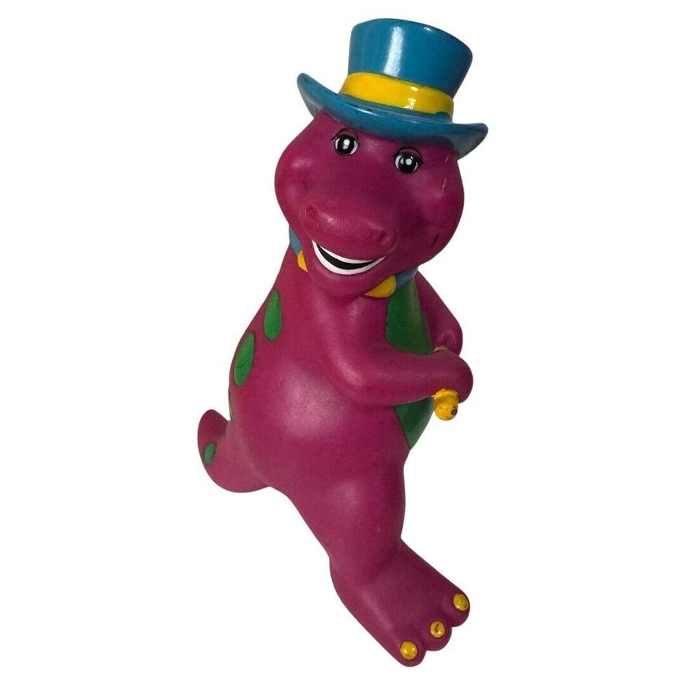 Vintage 1990's‎ 5" Barney Purple Dinosaur figure-Lyon's Group